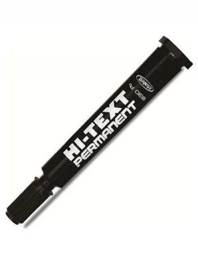 Hi-Text 830PC Permanent Markör Kesik Uç Siyah