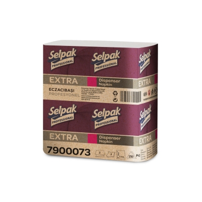 SELPAK PROF DİSPENSER PEÇETE 27X24CM 250`Lİ 18`Lİ KOLİ