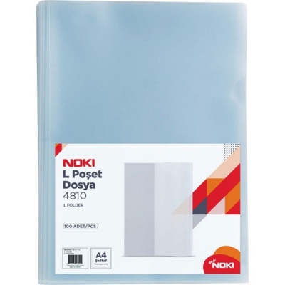 NOKI L POŞET DOSYA DELİKSİZ A4 100`LÜ