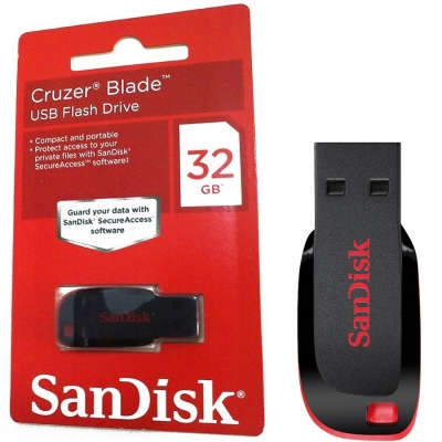 SANDISK USB FLASH BELLEK 32GB