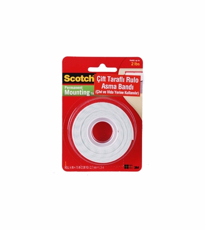 SCOTCH 110  ÇİFT TARAFLI 1RULO 12,7MM*1,9M