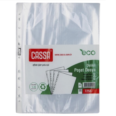 Cassa 7255 Eco Delikli Poşet Dosya