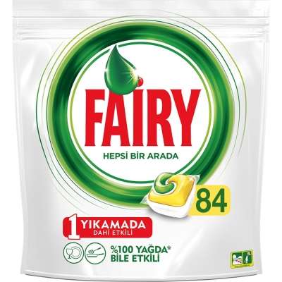 FAİRY DETERJAN TABLET HEPSİ 1 ARADA 84`LÜ