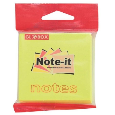 GLOBOX YAPIŞKANLI NOT KAĞIDI 75*75 MM 100 YAPRAK