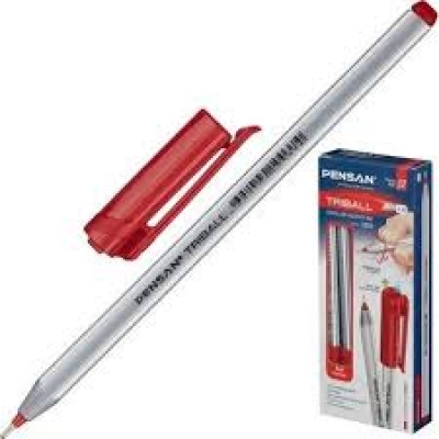 Pensan 01003 Triball Tükenmez Kalem 1.0 mm Kırmızı 12 Adet
