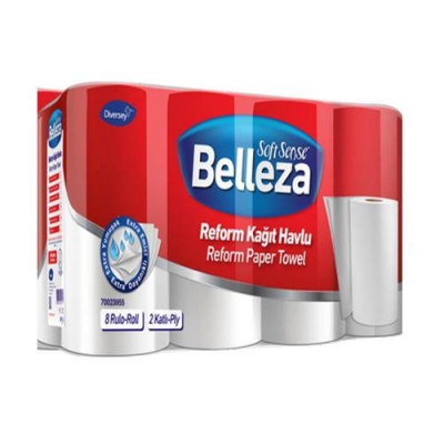 BELLEZA RULO HAVLU 8`Lİ 