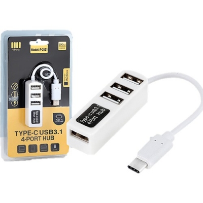 TYPE-C ÇOĞALTICI 4 PORT USB 2.0